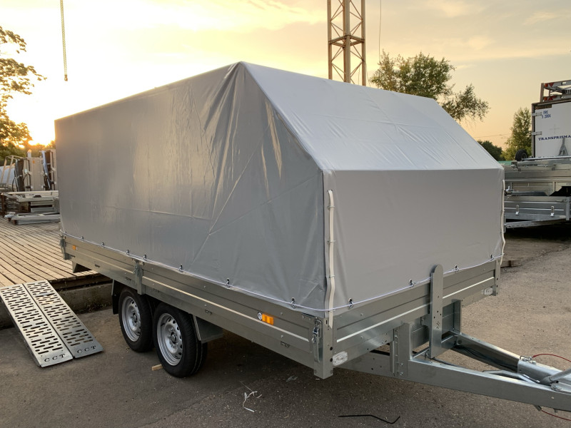 Прицеп ССТ 7132-41 R15 Торм. (Тент и Каркас 1.5 м Скос)