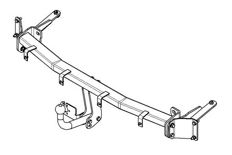 Фаркоп VW 21 - Volkswagen Caddy / 2004-2015, 2016- / S-75 / kg-1250 / type=A / smart-c=!?