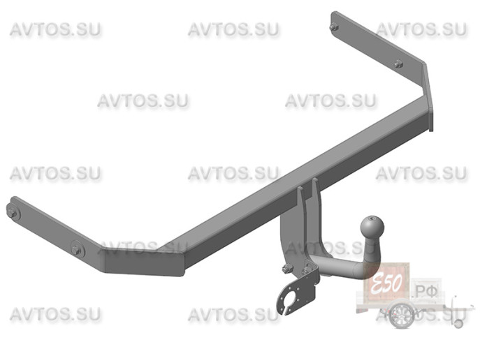 Фаркоп VW 27 - Volkswagen Polo / 2009- / S-75 / kg-1000 / type=A