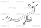 Фаркоп VW 27 - Volkswagen Polo / 2009- / S-75 / kg-1000 / type=A
