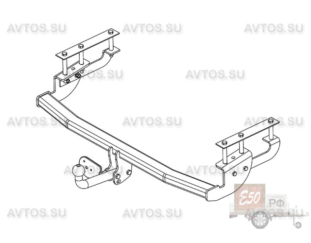 Фаркоп SZ 11 - Suzuki SX 4 / 2008-2013 / S-75 / kg-1000 / type=A