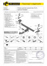 Фаркоп на Exeed RX 2023- без снятия и подрезки бампера. Тип шара: E (легкосъемный шар под квадрат). Нагрузки: 1000/50 кг, масса фаркопа 15,1 кг (без э