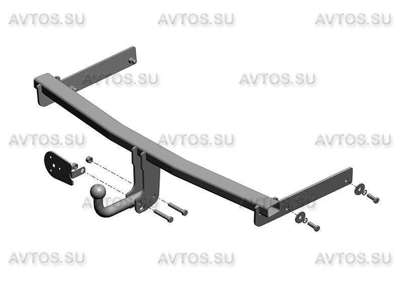 Фаркоп VW 31 - Volkswagen Passat CL B7 / 2010-2015 / S-75 / kg-1500 / type=A / smart-c=!!!