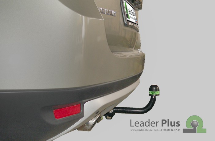 Фаркоп Лидер Плюс R115-A для Renault Duster 2WD,4WD 2011- / NISSAN TERRANO 2014- Без электрики