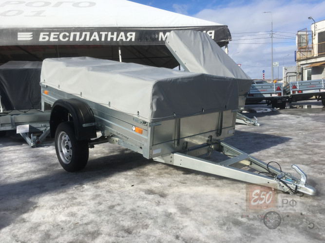 Прицеп ССТ 7132-2К Самосвал (Тент и Дуги 0.6 (Без клапана))
