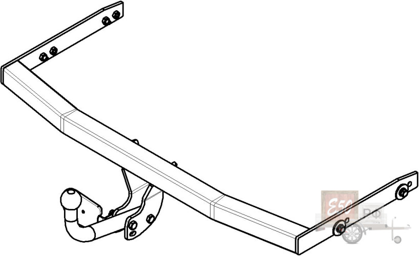 Фаркоп Avtos SK 04 на Skoda Octavia Tour 2000-2010, Skoda Octavia лифтбек/универсал 1996-2004, Audi A3 хетчбек 3/5 дверей, исключая Quattro 1996-2002, Volkswagen Bora седан/универсал 1998-2004, Volkswagen Golf IV хетчбек 3/5 дверей/универсал 1997-2003