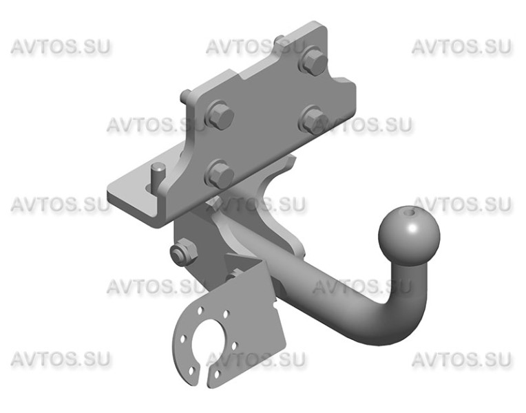 Фаркоп TY 42 - Toyota LC (J 120, J 150) Prado / 2003-2009, 2009- / S-140 / kg-3500 / type=A
