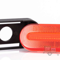Фонарь габаритный красный LED FT-070CLED 2-х функц. с проводом