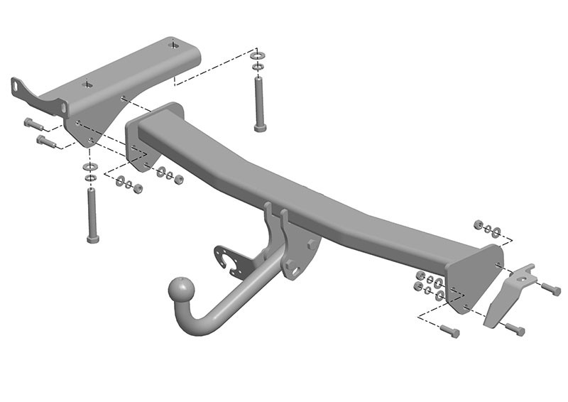 Фаркоп LD 01 - Land Rover Freelander II / 2007-2015 / S-125 / kg-2000 / type=A / smart-c=!!!!