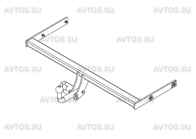 Фаркоп SK 10 - Skoda Octavia A7 / 2013- / S-75 / kg-1500 / type=A / smart-c=!!!
