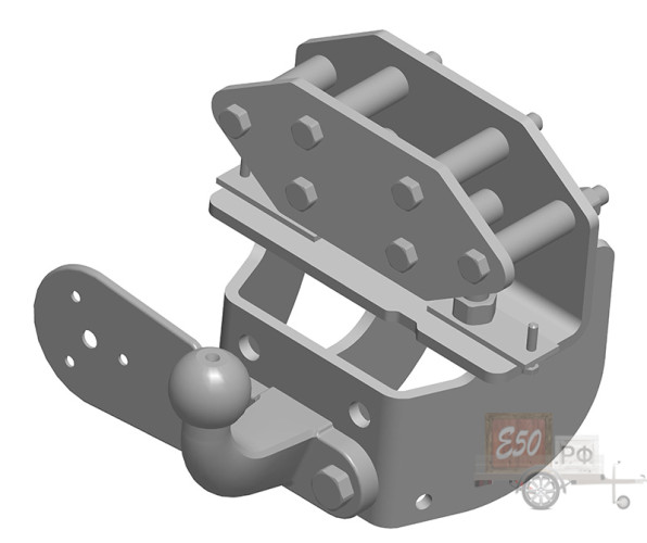 Фаркоп TY 25 - Toyota Land Cruiser (J200) / 2007- / S-140 / kg-3500 / type=F
