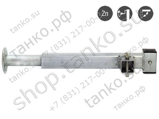 Поворотная опорная стойка до 1300 кг 525-725 мм